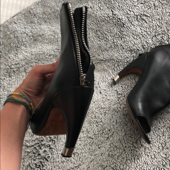 Givenchy Leather Open Toed Booties - Picture 4 of 8